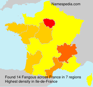 Surname Fangous in France Surname Fangous in France