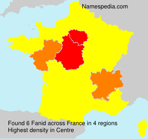 Surname Fanid in France Surname Fanid in France
