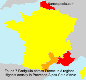 Surname Fanigliulo in France Surname Fanigliulo in France