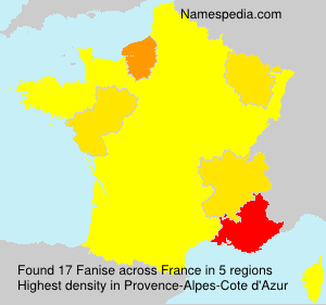 Surname Fanise in France Surname Fanise in France
