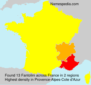 Surname Fantolini in France Surname Fantolini in France