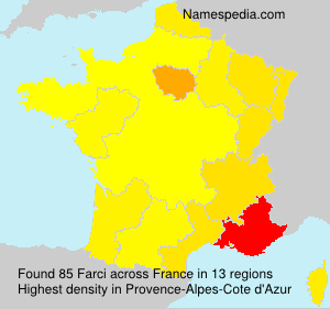 Surname Farci in France Surname Farci in France
