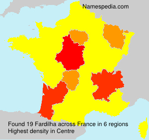 Surname Fardilha in France Surname Fardilha in France