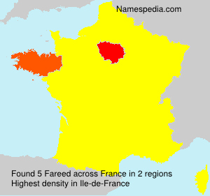 Surname Fareed in France Surname Fareed in France