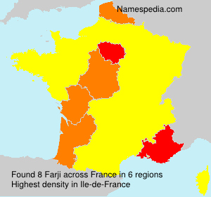Surname Farji in France Surname Farji in France