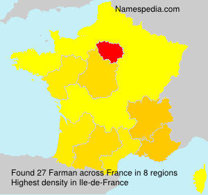 Surname Farman in France Surname Farman in France