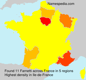 Surname Farnetti in France Surname Farnetti in France