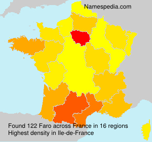 Surname Faro in France Surname Faro in France