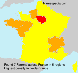 Surname Farrenc in France Surname Farrenc in France