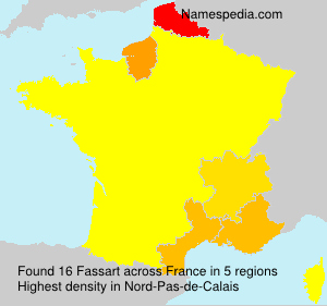 Surname Fassart in France Surname Fassart in France
