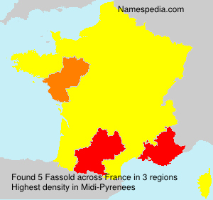 Surname Fassold in France Surname Fassold in France