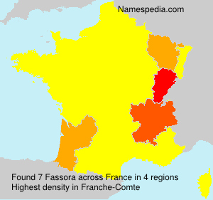 Surname Fassora in France Surname Fassora in France