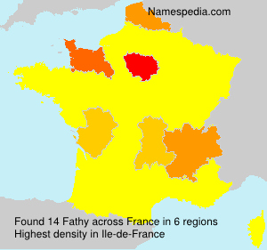 Surname Fathy in France