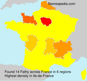 Surname Fathy in France Surname Fathy in France