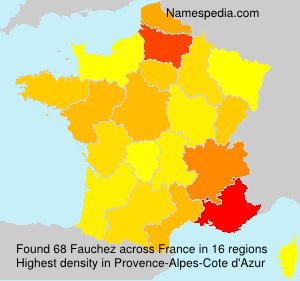 Surname Fauchez in France Surname Fauchez in France