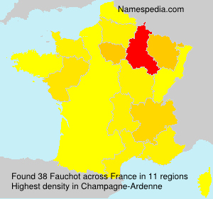 Surname Fauchot in France Surname Fauchot in France