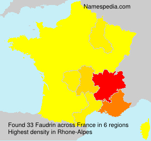 Surname Faudrin in France Surname Faudrin in France