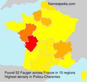 Surname Fauger in France Surname Fauger in France