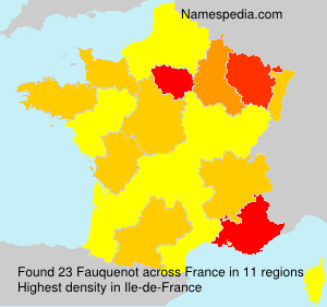 Surname Fauquenot in France Surname Fauquenot in France