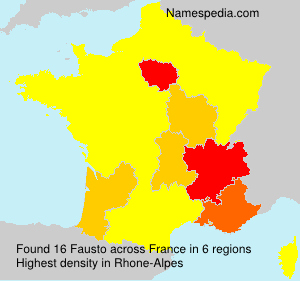 Surname Fausto in France Surname Fausto in France