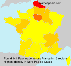 Surname Fauvarque in France Surname Fauvarque in France