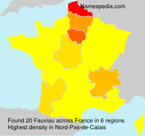Surname Fauviau in France Surname Fauviau in France