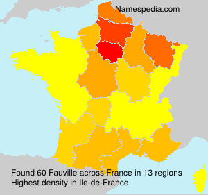 Surname Fauville in France Surname Fauville in France