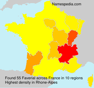 Surname Faverial in France Surname Faverial in France