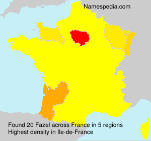 Surname Fazel in France Surname Fazel in France