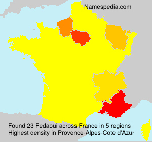 Surname Fedaoui in France Surname Fedaoui in France