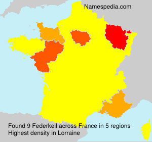 Surname Federkeil in France Surname Federkeil in France