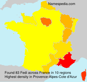 Surname Fedi in France Surname Fedi in France