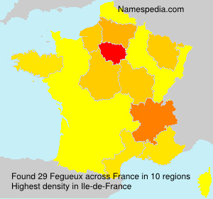Surname Fegueux in France Surname Fegueux in France
