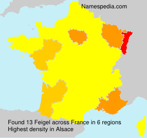 Surname Feigel in France Surname Feigel in France
