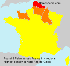 Surname Felan in France Surname Felan in France