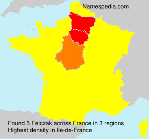 Surname Felczak in France Surname Felczak in France