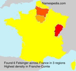 Surname Felsinger in France Surname Felsinger in France