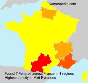 Surname Fenaroli in France Surname Fenaroli in France
