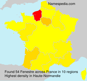 Surname Fenestre in France Surname Fenestre in France