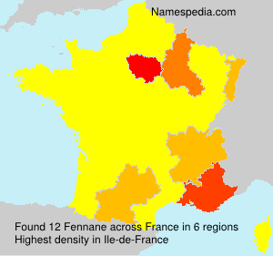 Surname Fennane in France Surname Fennane in France
