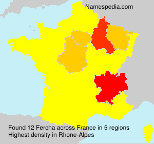 Surname Fercha in France Surname Fercha in France