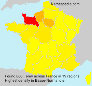 Surname Ferey in France Surname Ferey in France