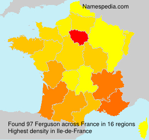 Surname Ferguson in France Surname Ferguson in France