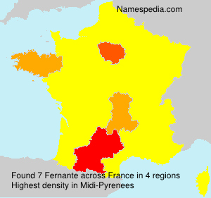 Surname Fernante in France Surname Fernante in France