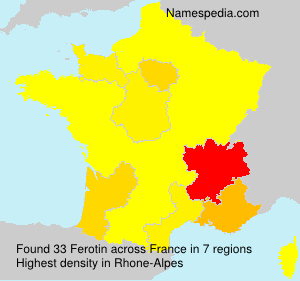 Surname Ferotin in France Surname Ferotin in France