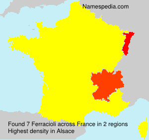 Surname Ferracioli in France Surname Ferracioli in France