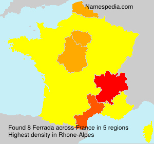 Surname Ferrada in France Surname Ferrada in France