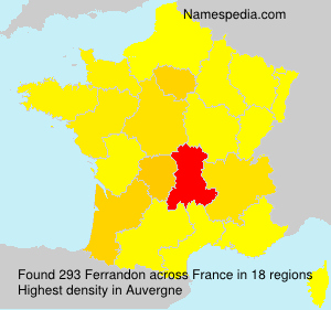 Surname Ferrandon in France Surname Ferrandon in France