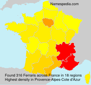 Surname Ferraris in France Surname Ferraris in France