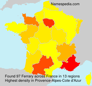 Surname Ferrary in France Surname Ferrary in France